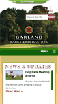 Mobile Screenshot of garlandparks.org