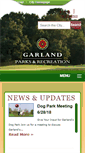 Mobile Screenshot of garlandparks.com